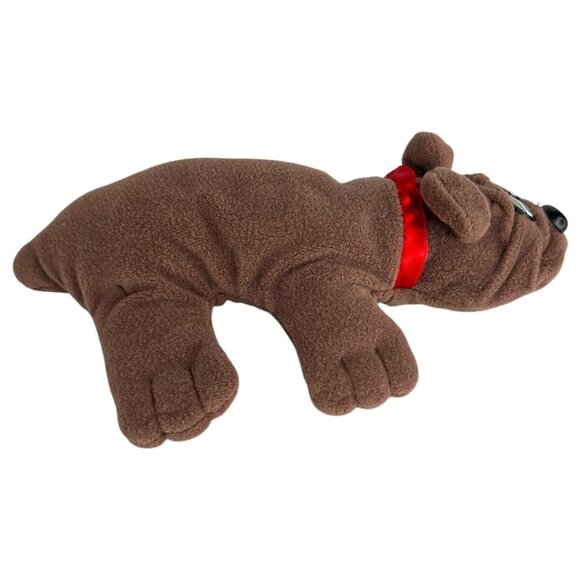 2 VTG Tonka Pound Puppies Plush Toys Gray Black Spots Brown Rumple Skins Newborn - Picture 7 of 11